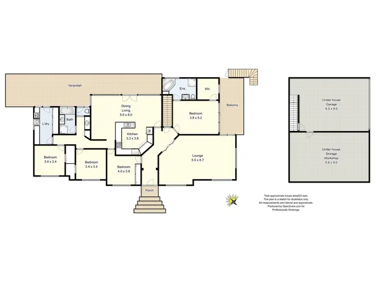 Floorplan of Homely house listing, 16 Avondale Drive, Wodonga VIC 3690
