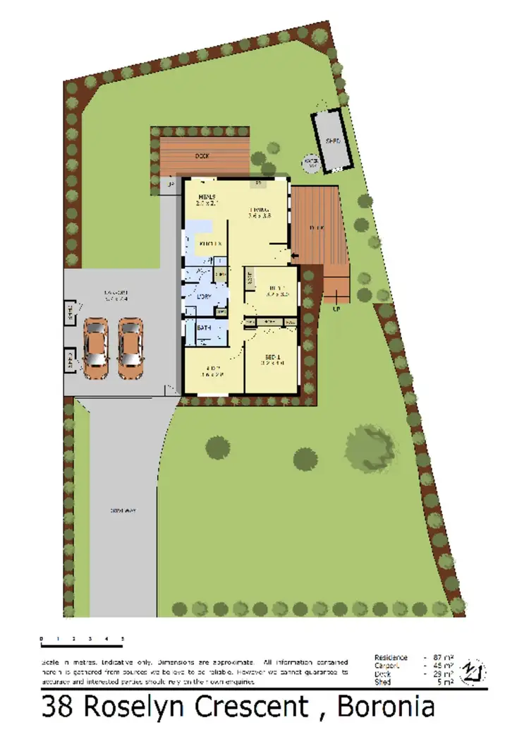 Floorplan of Homely house listing, 38 Roselyn Crescent, Boronia VIC 3155