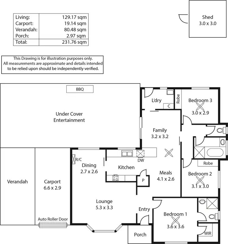 Floorplan of Homely house listing, 9 Teresa Court, Paralowie SA 5108