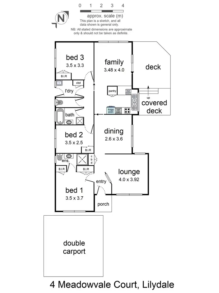 Floorplan of Homely house listing, 4 Meadowvale Court, Lilydale VIC 3140