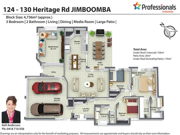 Floorplan of Homely house listing, 124-130 Heritage Road, Jimboomba QLD 4280