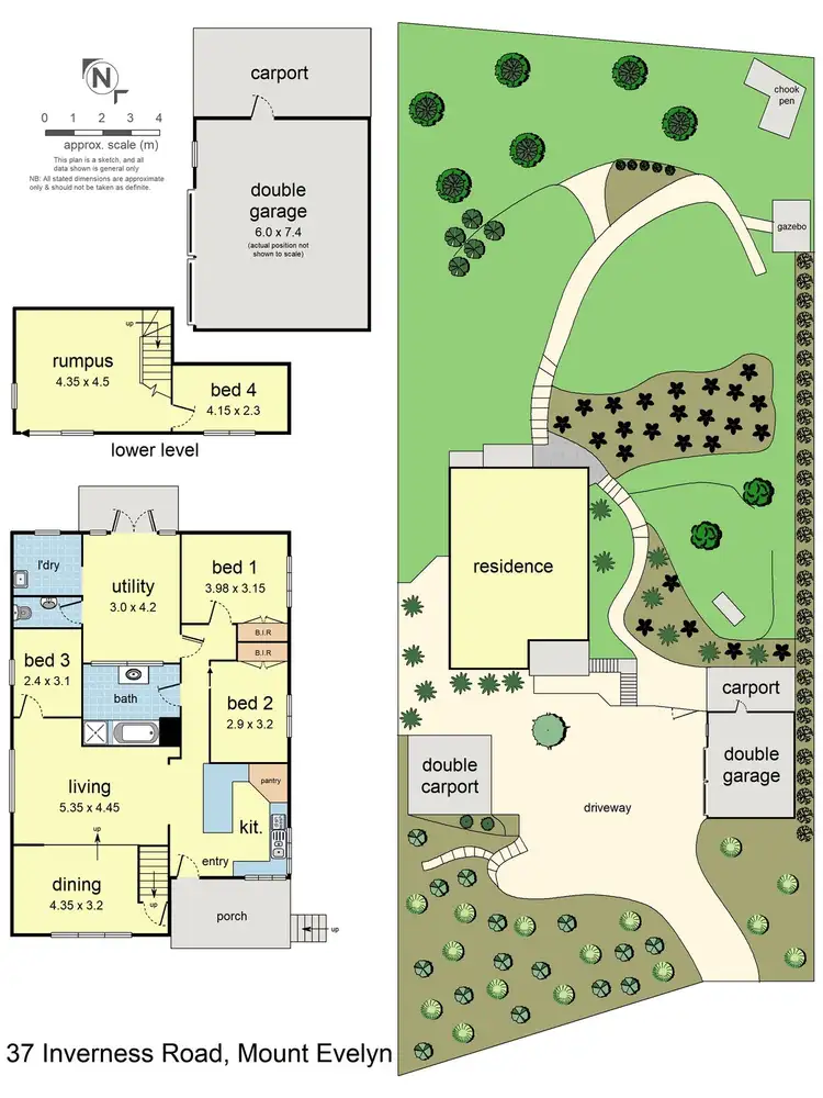 Floorplan of Homely house listing, 37 Inverness Road, Mount Evelyn VIC 3796