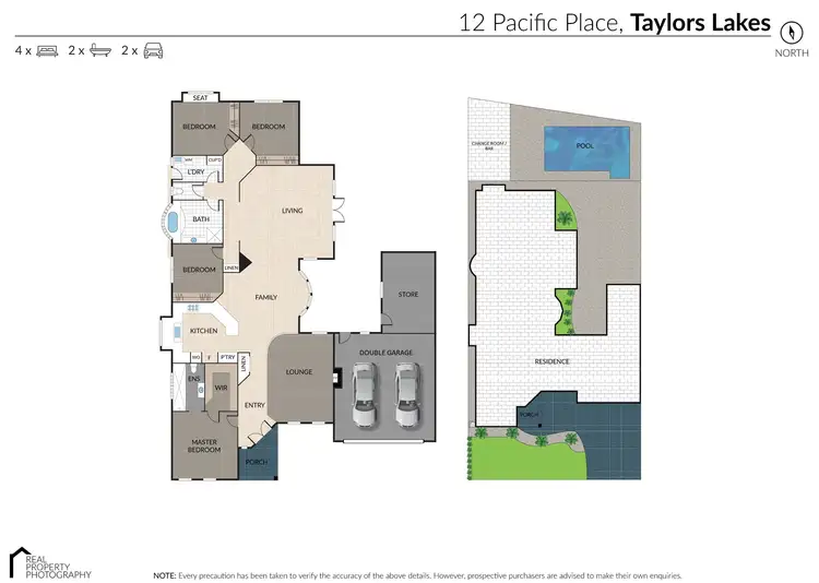 Floorplan of Homely house listing, 12 Pacific Place, Taylors Lakes VIC 3038