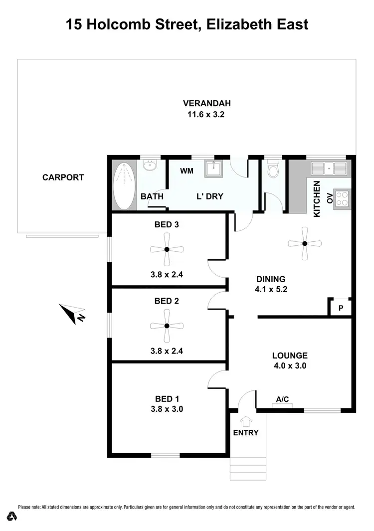 Floorplan of Homely house listing, 15 & 17 Holcomb Street, Elizabeth East SA 5112