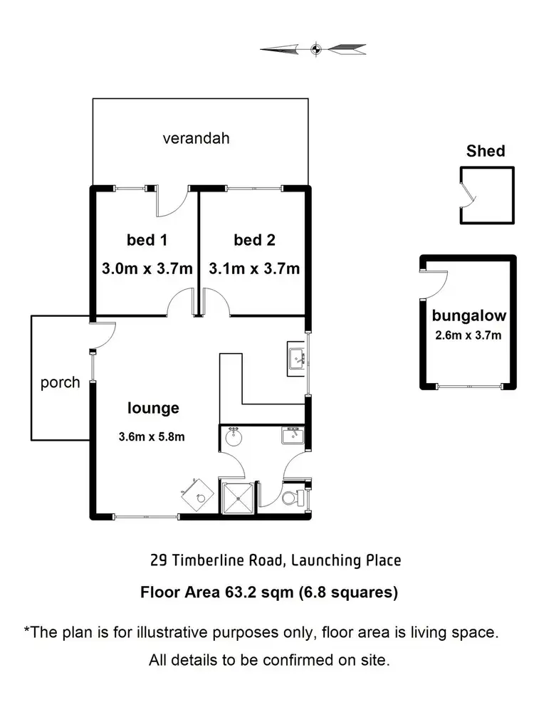Floorplan of Homely house listing, 29 Timberline Road, Launching Place VIC 3139
