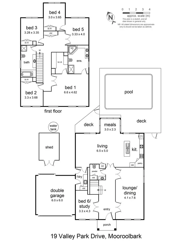 Floorplan of Homely house listing, 19 Valley Park Drive, Mooroolbark VIC 3138