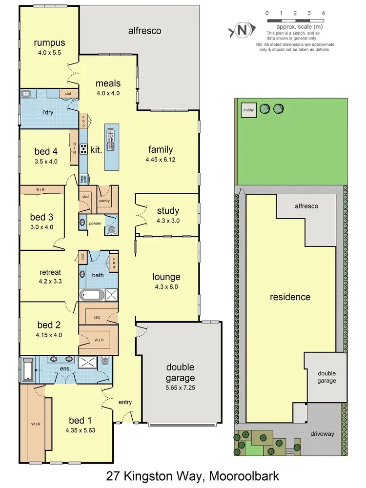 Floorplan of Homely house listing, 27 Kingston Way, Mooroolbark VIC 3138