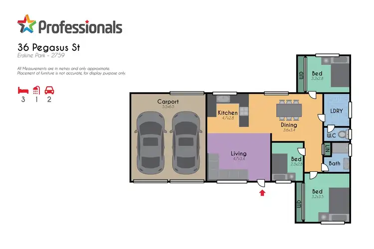 Floorplan of Homely house listing, 36 Pegasus Street, Erskine Park NSW 2759