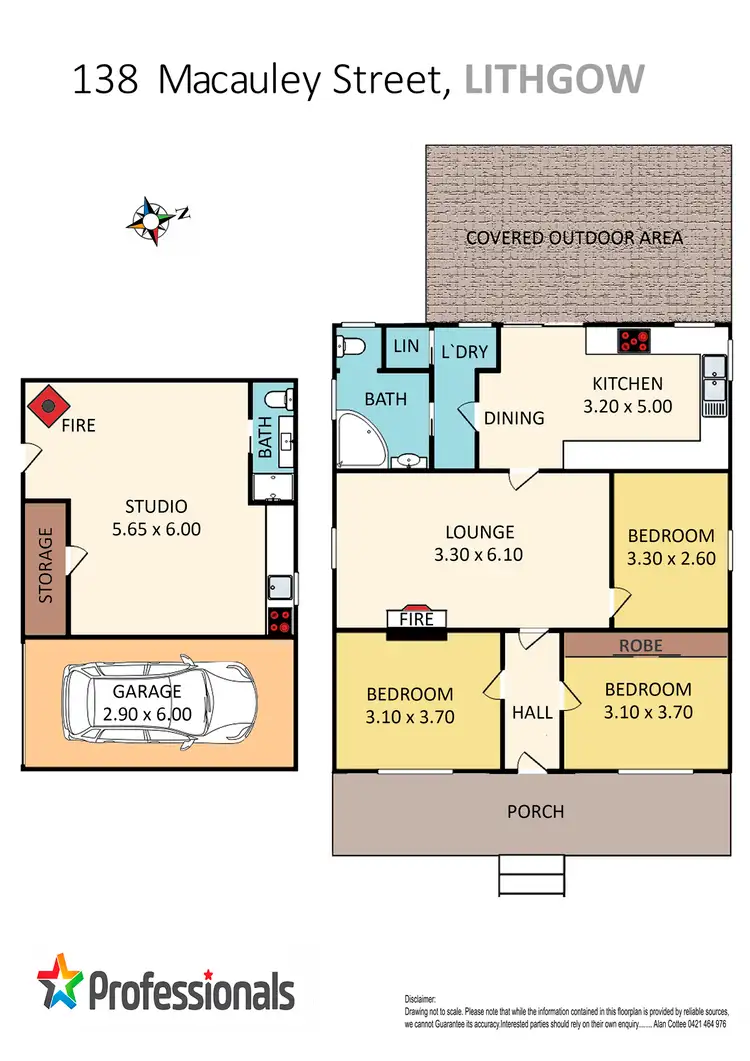 Floorplan of Homely house listing, 138 Macauley Street, Lithgow NSW 2790
