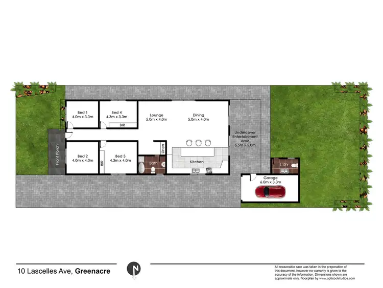 Floorplan of Homely house listing, 10 Lascelles Avenue, Greenacre NSW 2190
