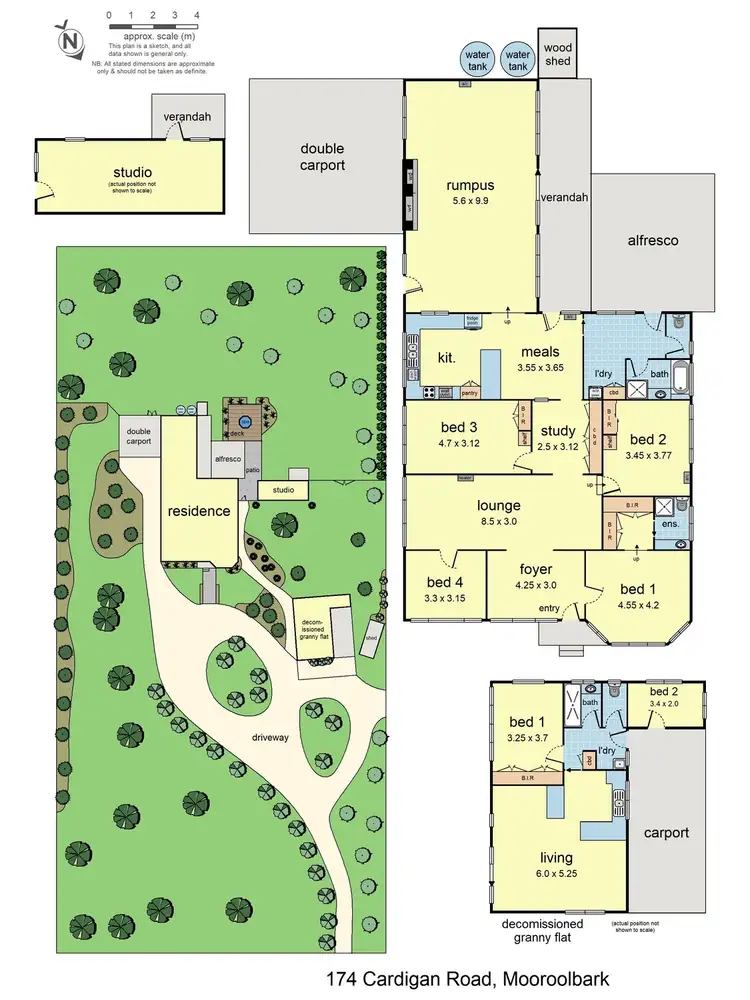 Floorplan of Homely house listing, 174 Cardigan Road, Mooroolbark VIC 3138