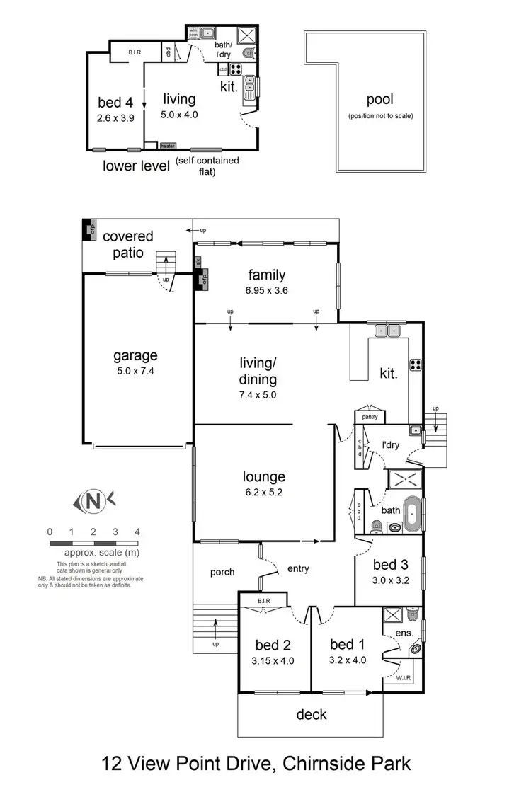Floorplan of Homely house listing, 12 View Point Drive, Chirnside Park VIC 3116