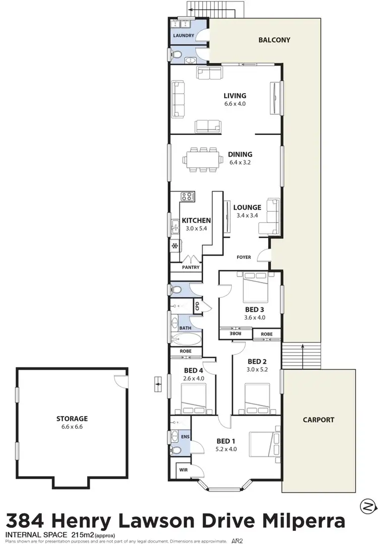 Floorplan of Homely house listing, 384 Henry Lawson Drive, Milperra NSW 2214