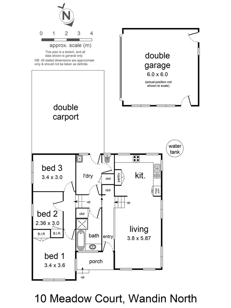 Floorplan of Homely house listing, 10 Meadow Court, Wandin North VIC 3139