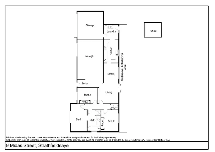 Floorplan of Homely house listing, 9 Midas Street, Strathfieldsaye VIC 3551