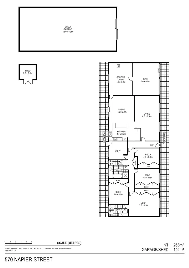 Floorplan of Homely house listing, 568-570 Napier Street, White Hills VIC 3550