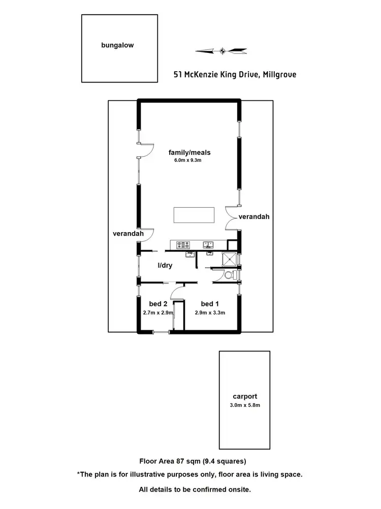Floorplan of Homely house listing, 51 McKenzie King Drive, Millgrove VIC 3799