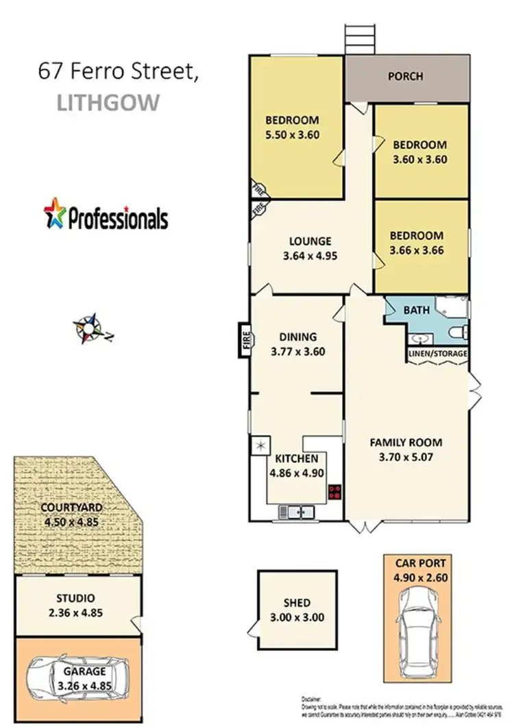 Floorplan of Homely house listing, 67 Ferro Street, Lithgow NSW 2790
