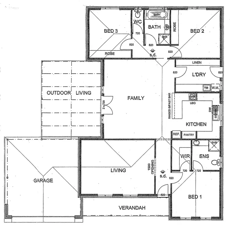 Floorplan of Homely house listing, 6 Robert Court, Gol Gol NSW 2738