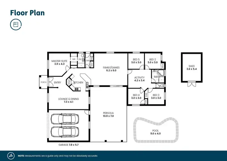 Floorplan of Homely house listing, 7 Caitlin Close, Bolwarra Heights NSW 2320
