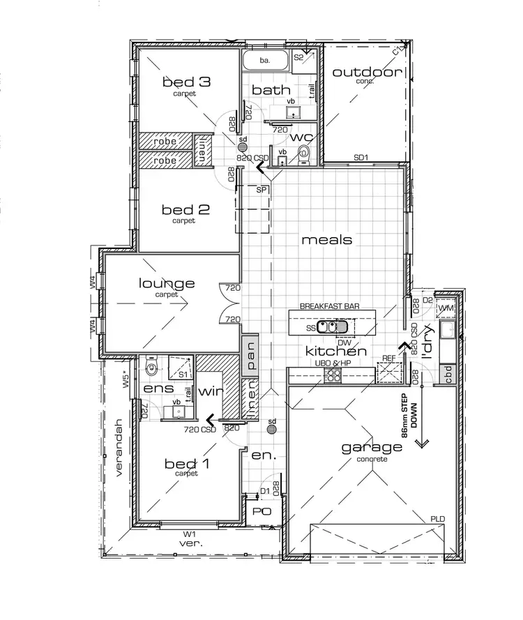 Floorplan of Homely house listing, 13 Midtown Drive, Mildura VIC 3500