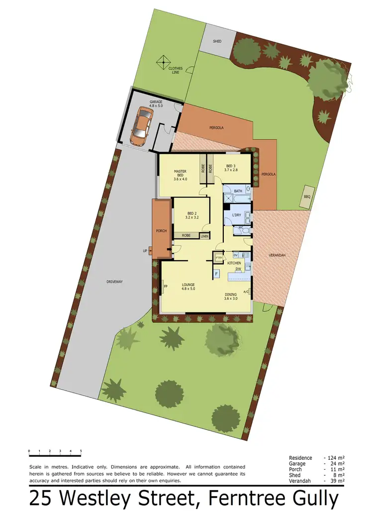 Floorplan of Homely house listing, 25 Westley Street, Ferntree Gully VIC 3156