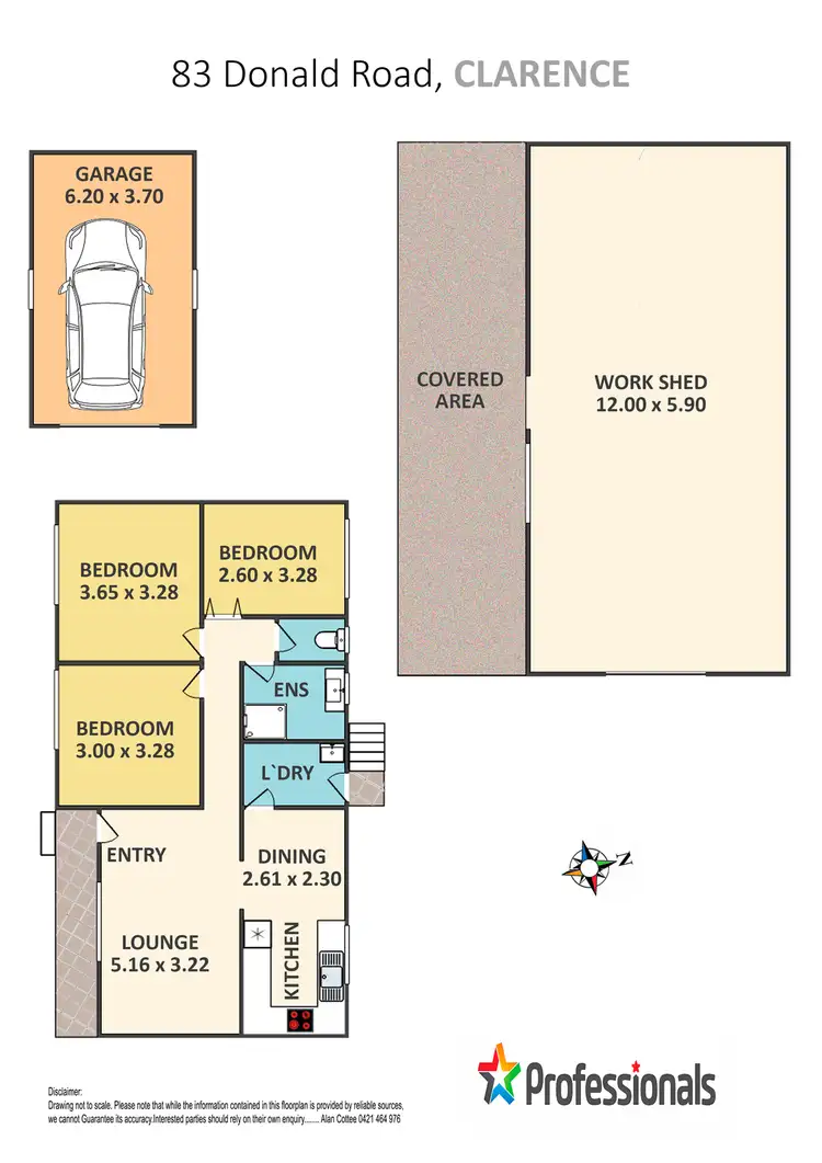 Floorplan of Homely house listing, 83 Donald Road, Clarence NSW 2790