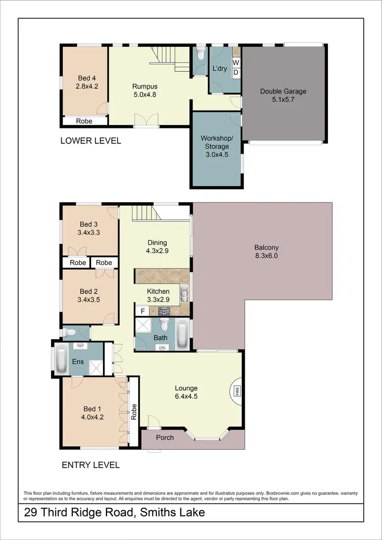 Floorplan of Homely house listing, 29 Third Ridge Road, Smiths Lake NSW 2428