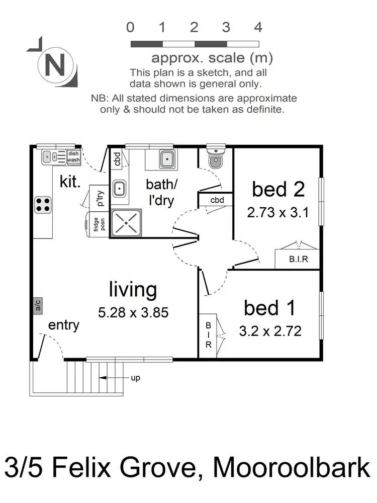 Floorplan of Homely unit listing, 3/5 Felix Grove, Mooroolbark VIC 3138
