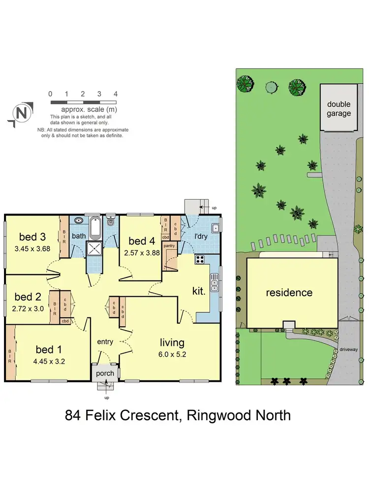 Floorplan of Homely house listing, 84 Felix Crescent, Ringwood North VIC 3134