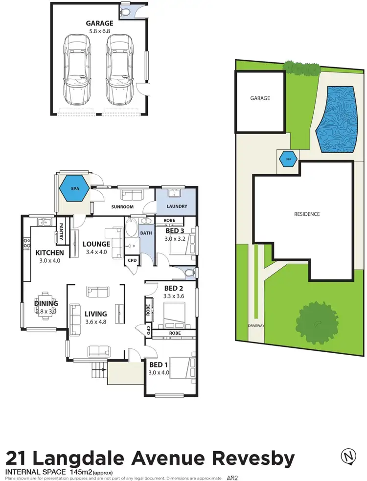 Floorplan of Homely house listing, 21 Langdale Avenue, Revesby NSW 2212