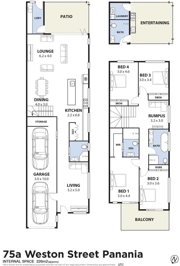 Floorplan of Homely house listing, 75A Weston Street, Panania NSW 2213