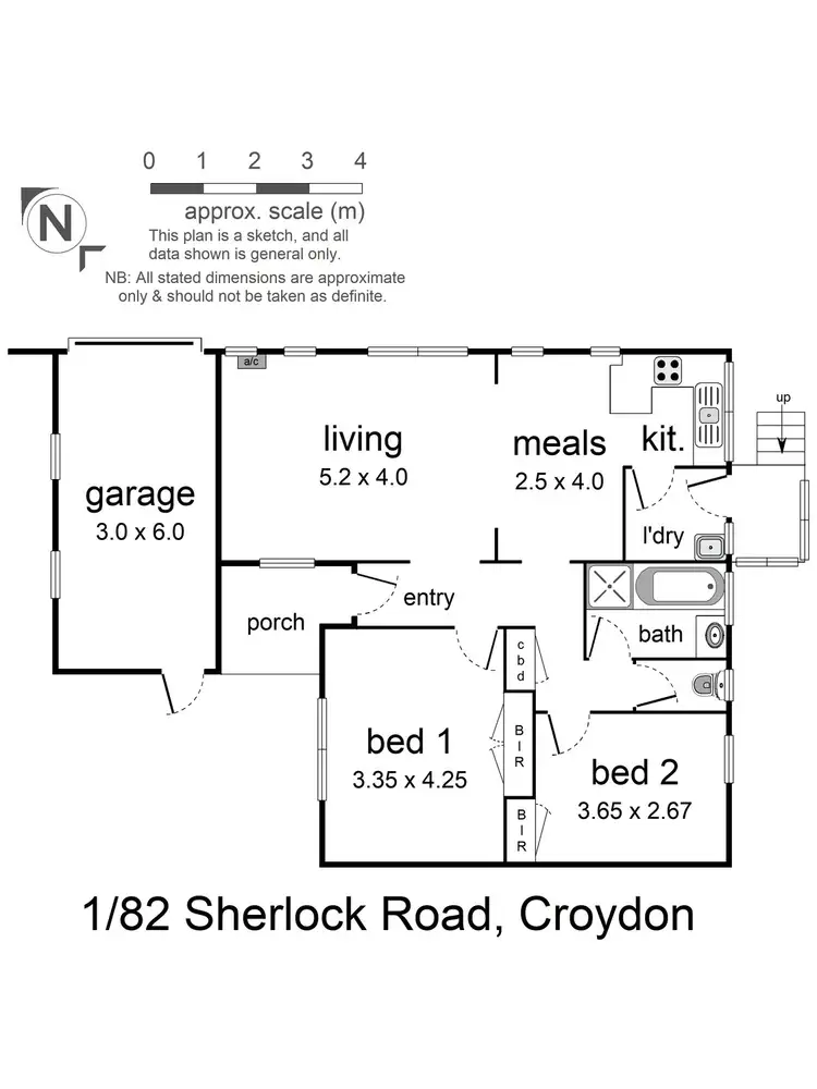 Floorplan of Homely unit listing, 1/82 Sherlock Road, Croydon VIC 3136