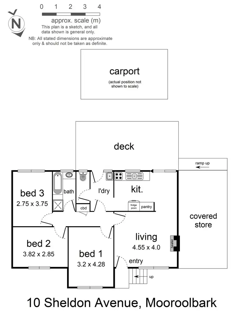 Floorplan of Homely house listing, 10 Sheldon Avenue, Mooroolbark VIC 3138