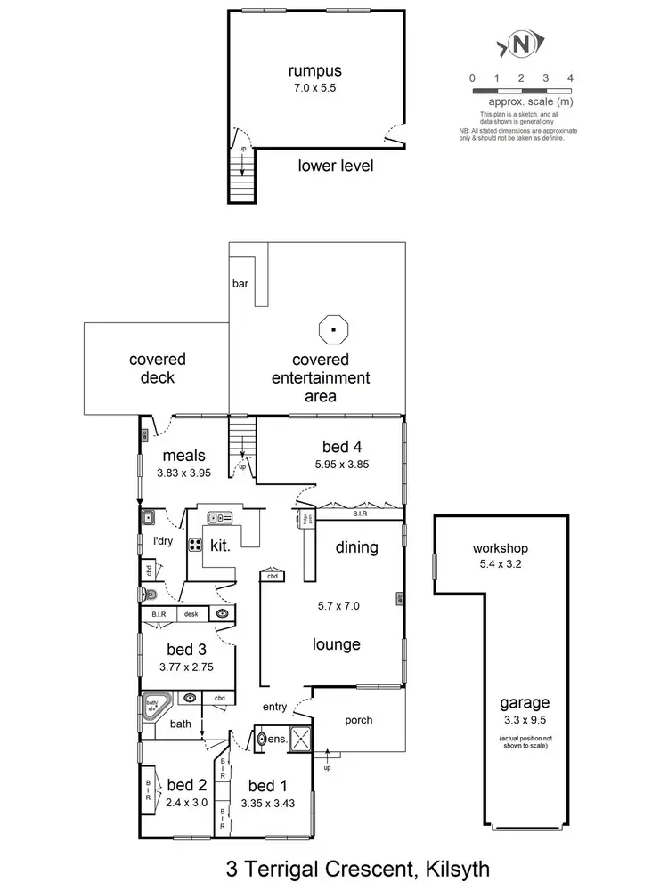 Floorplan of Homely house listing, 3 Terrigal Crescent, Kilsyth VIC 3137