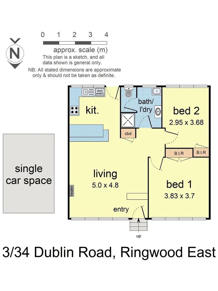 Floorplan of Homely unit listing, 3/34 Dublin Road, Ringwood East VIC 3135