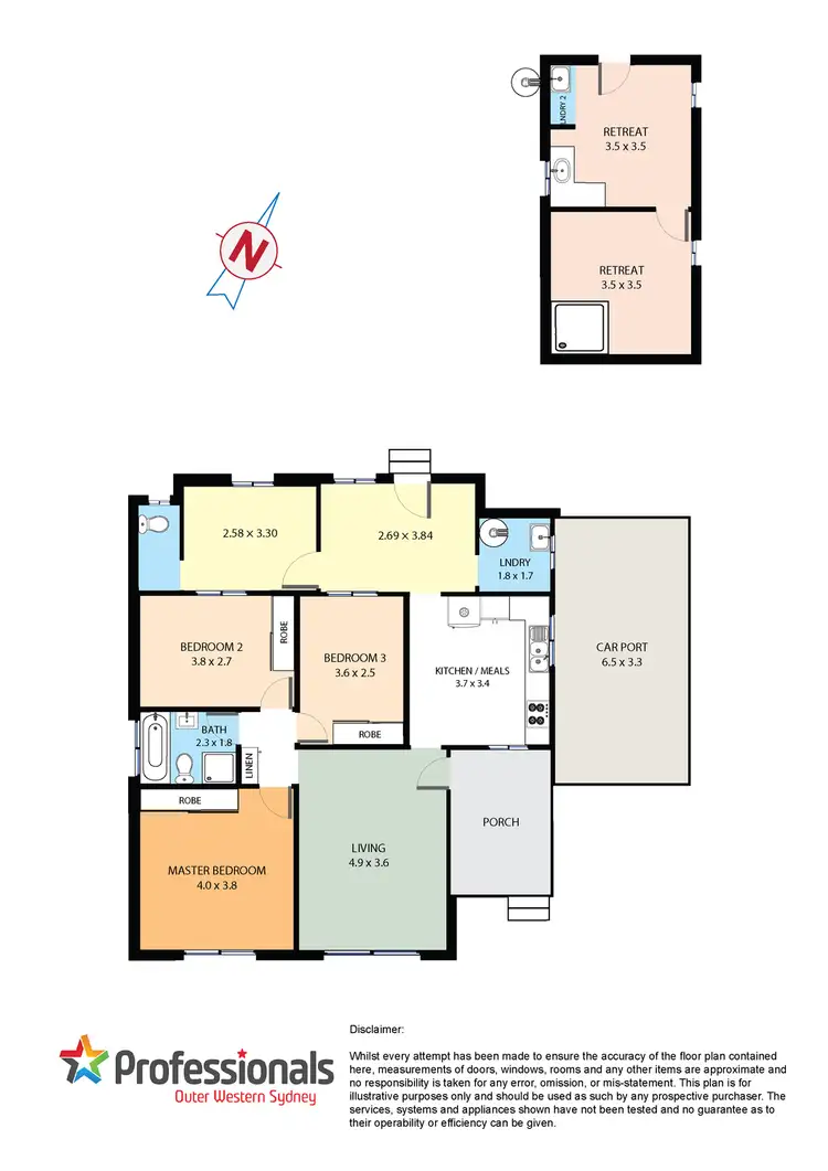 Floorplan of Homely house listing, 11 Jensen Street, Colyton NSW 2760
