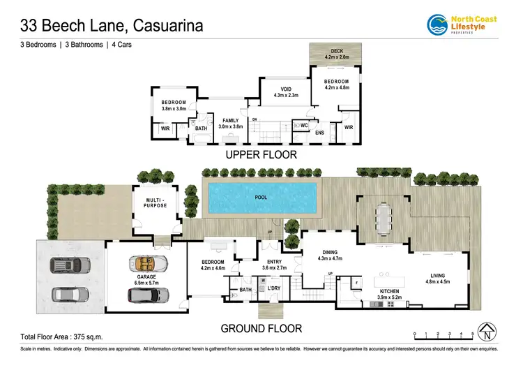 Floorplan of Homely house listing, 33 Beech Lane, Casuarina NSW 2487
