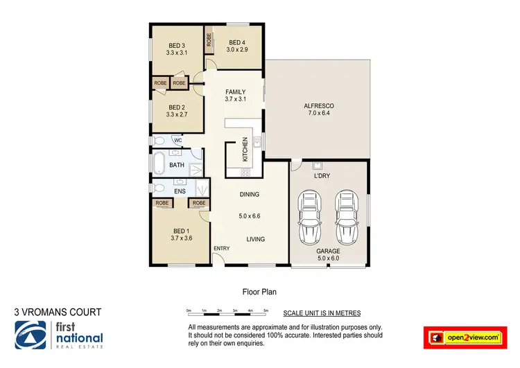 Floorplan of Homely house listing, 3 Vromans Court, Edens Landing QLD 4207