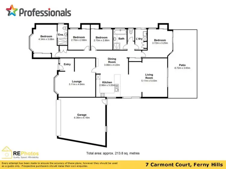 Floorplan of Homely house listing, 7 Carmont Court, Ferny Hills QLD 4055