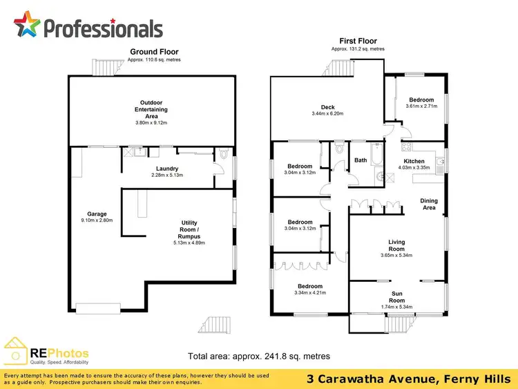 Floorplan of Homely house listing, 3 Carawatha Ave, Ferny Hills QLD 4055