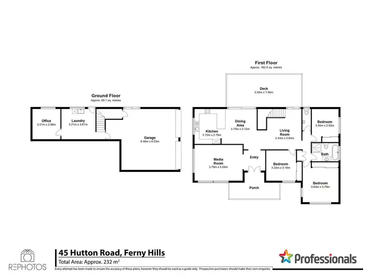 Floorplan of Homely house listing, 45 Hutton Road, Ferny Hills QLD 4055