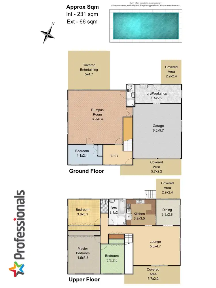 Floorplan of Homely house listing, 13 Friend Street, Everton Park QLD 4053