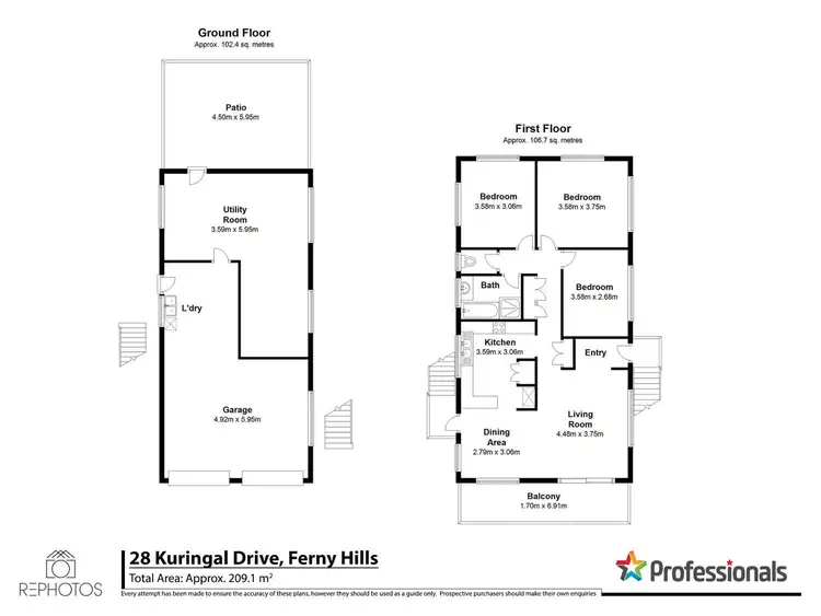 Floorplan of Homely house listing, 28 Kuringal Drive, Ferny Hills QLD 4055