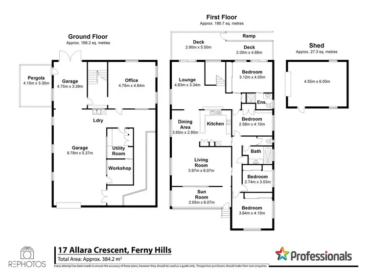 Floorplan of Homely house listing, 17 Allara Crescent, Ferny Hills QLD 4055