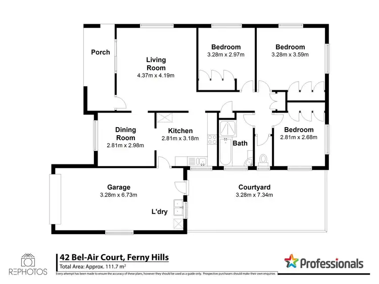 Floorplan of Homely house listing, 42 Bel-Air Court, Ferny Hills QLD 4055