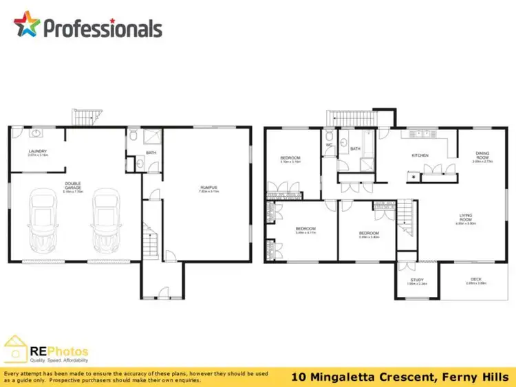 Floorplan of Homely house listing, 10 Mingaletta Crescent, Ferny Hills QLD 4055