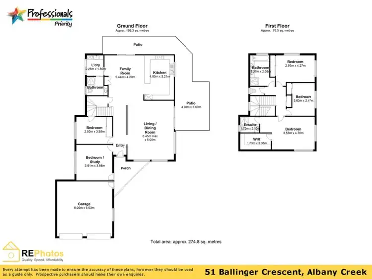 Floorplan of Homely house listing, 51 Ballinger Crescent, Albany Creek QLD 4035