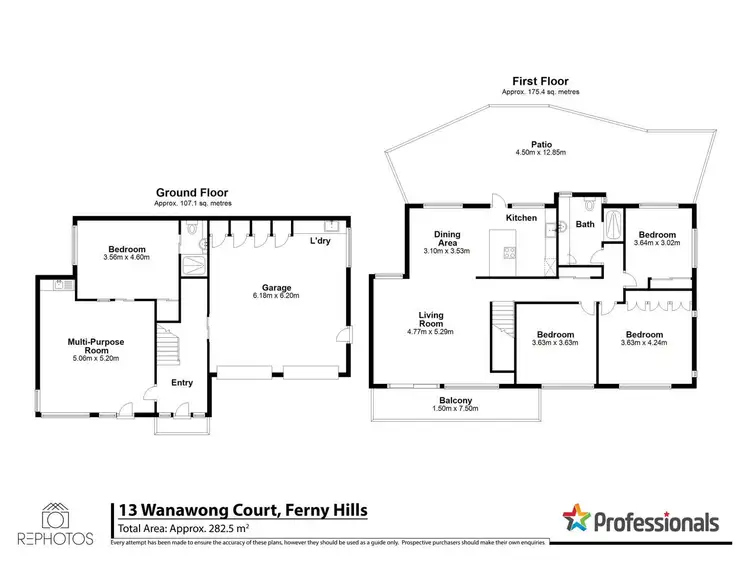 Floorplan of Homely house listing, 13 Wanawong Court, Ferny Hills QLD 4055