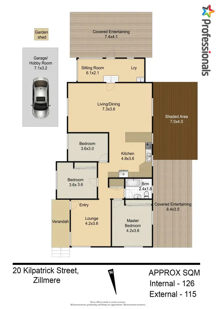 Floorplan of Homely house listing, 20 Kilpatrick Street, Zillmere QLD 4034